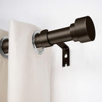 Curtain Rods for Windows 72 to 144, 1 Inch Adjustable Heavy Duty Long Window - Image 2
