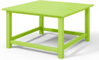 WestinTrends Malibu Low Outdoor HDPE Square Patio Coffee Table - Image 9