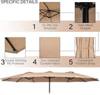 Tangkula 11 Piece Rattan Outdoor Dining Set - Image 5