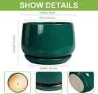 G EPGardening Ceramic Pots for Plants - Image 3