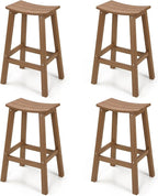 Stoog All-Weather Bar Stools Set of 4, Patio Barstools, Never Rot or Fade by Stoog