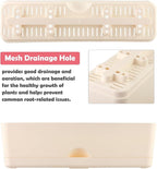6 Pack Rectangle Planter 16x4.4 Inch Window Boxes Planters Rectangular Large - Image 4