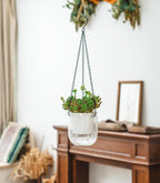 Josteve 4.5 Inch 2 Pcs Self Watering Hanging Planter Indoor Plant Pots Drainage - Image 4