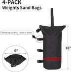 4 Pack Sand Bags for Canopy, Pop up Canopy Tent Weights SandBags for Outdoor Use - Image 5