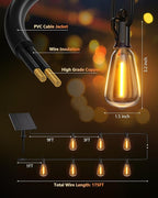 Brightown 175FT Solar String Lights Outdoor Waterproof - Image 6
