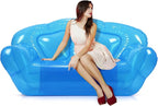 Kigley Inflatable Chair Blow Up Couches Transparent Inflatable Sofa Seat Yard - Image 7