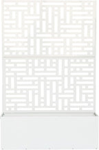 Oakland Living 6 ft. X 4 ft. White Freestanding Metal Privacy Screen Room - Image 3