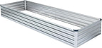 2 Pack 6x3x1FT Galvanized Raised Garden Bed Kit, Outdoor Metal Planter Box - Image 5