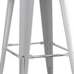 AC Pacific 30” Metal Backless Barstool Set of 2 – Country Rustic Style - Image 7