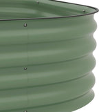 Outsunny 3-Tier Galvanized Steel Raised Garden Bed Kit, 62.25" x 43" x 32.25" - Image 9