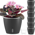 Self Watering Pots for Indoor Plants, Small African Violet Pots by KvyusFlourish