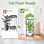iDavosic.ly 2 Tier Corner Plant Stand Indoor, Tall Vertical Metal Flower Heavy - Image 3