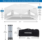 OASISHOME Pop-up Gazebo Canopy Tent 10'x20' - Image 3