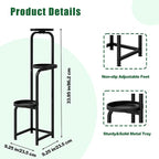 Plant Stand Indoor Outdoor 3 Tier Metal Plant Shelf - Image 4