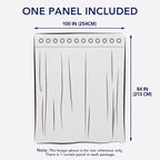 PureFit Outdoor Curtains for Patio Waterproof Weatherproof, UV Resistant - Image 6
