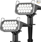 WdtPro Solar Spot Lights Outdoor Waterproof, Bright Solar Lights Outdoor by WdtPro