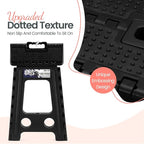 Delxo Folding Step Stool 17.5 Inch Non-Slip Foldable Stools - Image 7