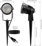 Halloween Christmas Spotlight Outdoor: 12W RGBW LED Spot Lights Outdoor - Image 8