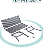 52" Outdoor Bench Garden Bench, Weatherproof Anti-Rust Heavy-Duty Outside - Image 8