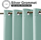 NICETOWN Outdoor Curtains for Patio Waterproof 95 inches Long 2 Panels - Image 3