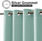 NICETOWN Outdoor Curtains for Patio Waterproof 84 inches Long 2 Panels - Image 3