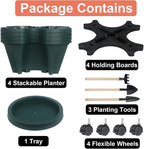DUNCHATY Stackable Planter, Vertical Garden Planter - Image 8