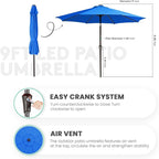 JEAREY 9FT Outdoor Patio Umbrella - Image 3