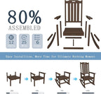 Oversized Rocking Chair, Outdoor Rocking Chair - Image 9