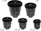 Wholesale Bulk Nursery Pot 5.5 Inch Black Plastic Planters 30-Pack 0.5 Gallon - Image 4