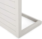 Christopher Knight Home Jesse Coral Outdoor Modern Aluminum C-Shaped End Table - Image 5