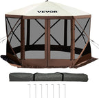 VEVOR 12 * 12ft 6 Sided Pop-up Canopy Shelter Tent - Image 4