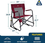GCI Outdoor Freestyle Rocker Outdoor Rocking Chair - Image 2