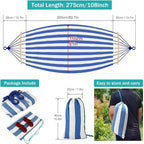 MOSFiATA Hammocks Portable Camping Hammock Upgraded 550lb Comfortable Fabric - Image 3