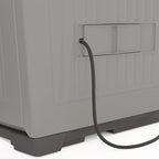 Suncast 130-Gallon Backyard Oasis Basic Unit Lockable Outdoor Storage Cabinet - Image 5