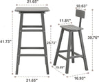 Outdoor Bar Table, HDPE Patio Bar Table, All Weather Height Patio Tables - Image 3