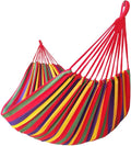 Brazilian Double Hammock 2 Person Extra Large Canvas 250x160cm Total Length by GOCAN