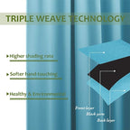 NICETOWN Outdoor Curtain for Patio Waterproof, Energy Saving Thermal Insulated - Image 8
