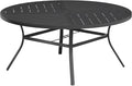 VICLLAX Round Patio Table with Adjustable Umbrella Hole by HOME