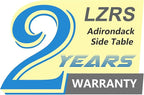 LZRS Round Adirondack Patio Side Table End Table, Outdoor Side Tables - Image 7