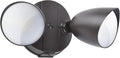 LUTEC 3500 Lumen 32 Watt 28 LED Dual-Head Floodlight Outdoor, Full Metal Design by LUTEC