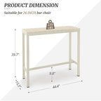 Outdoor Bar Table, Waterproof HDPS Slatted Top, Weather Resistant, Hot Tub - Image 3
