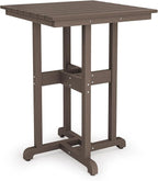 37.5" H Outdoor Bar Table，HDPE Bar Height Table by HOMENJOY