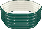 Hexagon Raised Garden Bed, 48 Inch Diagonal & 16.5 Inch Tall, Galvanized Steel by Unknown