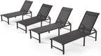 Outdoor Lounge Chairs for Pool, Aluminum Chaise Lounge Chair - Image 8