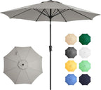 Ayge 9FT Large Outdoor Patio Umbrella Market Table Umbrella-UV Resistant by AYGE