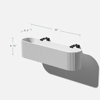 Veradek Demi Series Railing Planter - Image 3