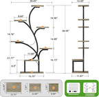 Plant Stand Indoor with Grow Lights, 7 Tiered Indoor Plant Shelf, Metal Plant - Image 6