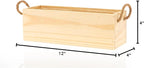 Wooden Planter Box with Handle, Rose Wood, Plastic Liner l Garden Decor l - Image 9