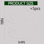 5PCS Monstera Plant Stem Support White - Image 5