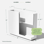 Veradek Span Plastic Box Series Planter - Image 2